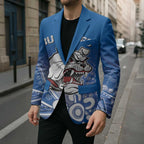 Bulldogs 100-year Anniversary Blazer Simple Aboriginal Motif - Aussie Hoodie