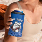 Bulldogs 100-year Anniversary 4 in 1 Can Cooler Tumbler Simple Aboriginal Motif - Aussie Hoodie