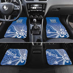Bulldogs 100-year Anniversary Car Mats Simple Aboriginal Motif - Aussie Hoodie