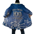 Bulldogs 100-year Anniversary Cloak Simple Aboriginal Motif - Aussie Hoodie