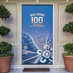 Bulldogs 100-year Anniversary Door Cover Simple Aboriginal Motif - Aussie Hoodie