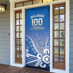 Bulldogs 100-year Anniversary Door Cover Simple Aboriginal Motif - Aussie Hoodie