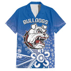 Bulldogs 100-year Anniversary Family Matching Summer Maxi Dress and Hawaiian Shirt Simple Aboriginal Motif - Aussie Hoodie