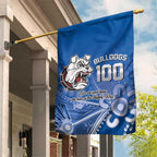 Bulldogs 100-year Anniversary Garden Flag Simple Aboriginal Motif - Aussie Hoodie