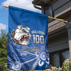 Bulldogs 100-year Anniversary Garden Flag Simple Aboriginal Motif - Aussie Hoodie