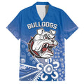 Bulldogs 100-year Anniversary Hawaiian Shirt Simple Aboriginal Motif - Aussie Hoodie