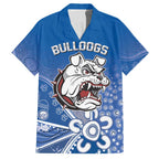 Bulldogs 100-year Anniversary Hawaiian Shirt Simple Aboriginal Motif - Aussie Hoodie