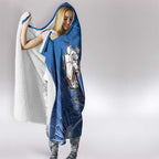 Bulldogs 100-year Anniversary Hooded Blanket Simple Aboriginal Motif - Aussie Hoodie
