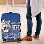 Bulldogs 100-year Anniversary Luggage Cover Simple Aboriginal Motif - Aussie Hoodie