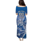 Bulldogs 100-year Anniversary Puletasi Simple Aboriginal Motif - Aussie Hoodie