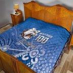 Bulldogs 100-year Anniversary Quilt Simple Aboriginal Motif - Aussie Hoodie