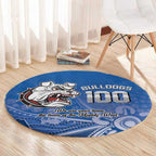 Bulldogs 100-year Anniversary Round Carpet Simple Aboriginal Motif - Aussie Hoodie