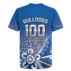Bulldogs 100-year Anniversary Rugby Jersey Simple Aboriginal Motif - Aussie Hoodie