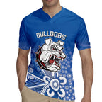 Bulldogs 100-year Anniversary Rugby Jersey Simple Aboriginal Motif - Aussie Hoodie