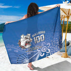 Bulldogs 100-year Anniversary Sarong Simple Aboriginal Motif - Aussie Hoodie