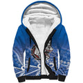 Bulldogs 100-year Anniversary Sherpa Hoodie Simple Aboriginal Motif - Aussie Hoodie