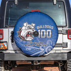Bulldogs 100-year Anniversary Spare Tire Cover Simple Aboriginal Motif - Aussie Hoodie