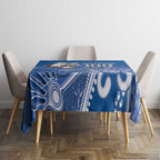 Bulldogs 100-year Anniversary Tablecloth Simple Aboriginal Motif - Aussie Hoodie