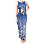Bulldogs 100-year Anniversary Tank Maxi Dress Simple Aboriginal Motif - Aussie Hoodie