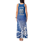 Bulldogs 100-year Anniversary Tank Maxi Dress Simple Aboriginal Motif - Aussie Hoodie