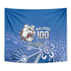 Bulldogs 100-year Anniversary Tapestry Simple Aboriginal Motif - Aussie Hoodie