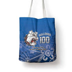 Bulldogs 100-year Anniversary Tote Bag Simple Aboriginal Motif - Aussie Hoodie