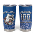 Bulldogs 100-year Anniversary Tumbler Cup Simple Aboriginal Motif - Aussie Hoodie