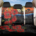 ANZAC Day Australia Poppy Flower Back Car Seat Cover Aboriginal Style
