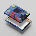 Remember Them ANZAC day Canvas Wall Art Soldier In Starry Night Oil Paint Style
