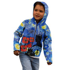 Remember Them ANZAC day Kid Hoodie Soldier In Starry Night Oil Paint Style