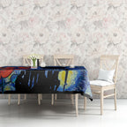 Remember Them ANZAC day Tablecloth Soldier In Starry Night Oil Paint Style