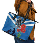 Custom Bulldogs Rugby ANZAC Leather Tote Bag The Military Soldiers with Aboriginal Style