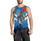 Custom Bulldogs Rugby ANZAC Men Tank Top The Military Soldiers with Aboriginal Style