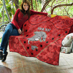 Custom Dolphins Rugby ANZAC Quilt Aboriginal and Army Patterns