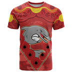 Custom Dolphins Rugby ANZAC T Shirt Aboriginal and Army Patterns