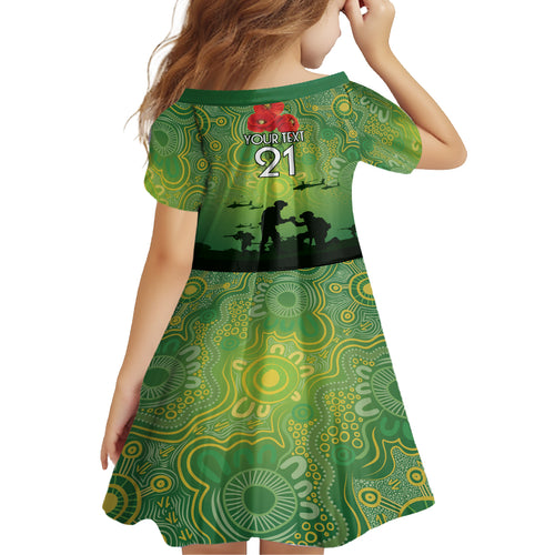 Custom Raiders Rugby ANZAC Kid Short Sleeve Dress Canberra The Military Soldiers