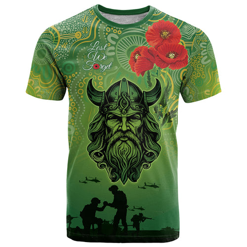 Custom Raiders Rugby ANZAC T Shirt Canberra The Military Soldiers