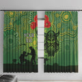 Custom Raiders Rugby ANZAC Window Curtain Canberra The Military Soldiers