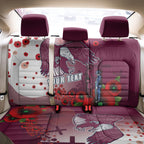 Custom Sea Eagle Rugby ANZAC Back Car Seat Cover The Military Soldiers with Red Poppy