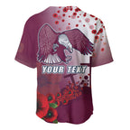 Custom Sea Eagle Rugby ANZAC Baseball Jersey The Military Soldiers with Red Poppy