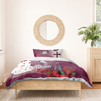 Custom Sea Eagle Rugby ANZAC Bedding Set The Military Soldiers with Red Poppy