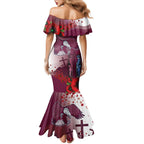 Custom Sea Eagle Rugby ANZAC Family Matching Mermaid Dress and Hawaiian Shirt The Military Soldiers with Red Poppy
