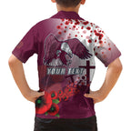 Custom Sea Eagle Rugby ANZAC Hawaiian Shirt The Military Soldiers with Red Poppy