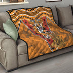 Custom Wests Tigers Rugby ANZAC Quilt Aboriginal and Army Patterns