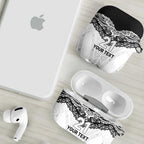 New Zealand Koru Fern Custom AirPods Case Simple Taniko Motif - Aussie Hoodie