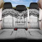 New Zealand Koru Fern Custom Back Car Seat Cover Simple Taniko Motif