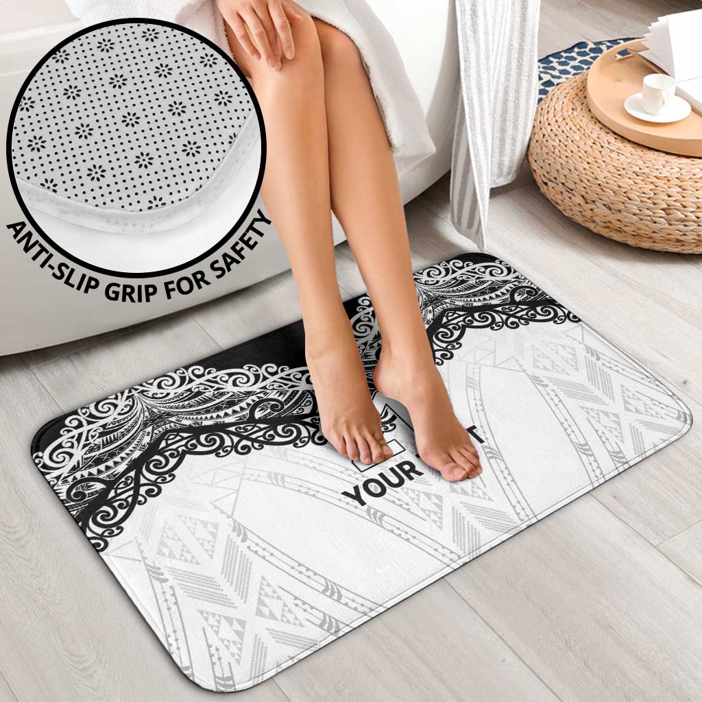 New Zealand Koru Fern Custom Bathroom Set Simple Taniko Motif - Aussie Hoodie