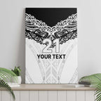 New Zealand Koru Fern Custom Canvas Wall Art Simple Taniko Motif
