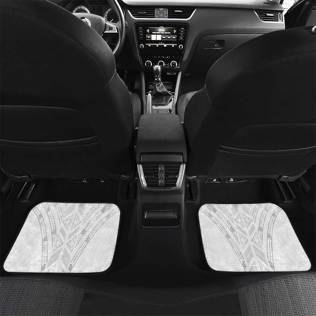 New Zealand Koru Fern Custom Car Mats Simple Taniko Motif