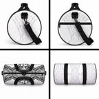 New Zealand Koru Fern Custom Duffle Bag Simple Taniko Motif